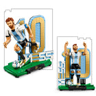 LEGO - Editions Sports La légende du soccer - Lionel Messi-Comprend un grand chiffre 10, le lettrage MESSI et une plaque nominative imprimée