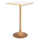 Zuo - Spot Table de bar - Beige/Or-Couleur de la Table: Beige