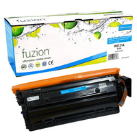 fuzion - HP W2131A (213A) Cartouche de toner compatible - Rendement standard - Cyan-Cyan