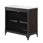 Modway - Steamforge 36" Vanette de salle de bain - Blanc Noir-Assemblée requise