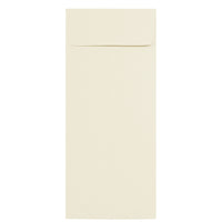 JAM Paper Enveloppes-pochette Strathmore à fermeture gommée, 4 3/4 x 11 po, blanc naturel, 1000/pqt-Blanc naturel