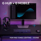 Logitech - G522 Lightspeed, casque gaming sans fil - microphone à bande passante complète - audio avancé - triple connectivité - Noir-Bénéficiez d’une autonomie de 60 heures (éclairage éteint) et d’une connectivité sans fil facile jusqu’à 30 mètres, pour prendre des pauses sans perdre le fil de l’action