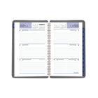 AT-A-GLANCE - Agenda hebdomadaire/mensuel traditionnel 2027 - 8 po H x 5 po l - gris - bilingue-Format des pages : 8 po H x 5 po l