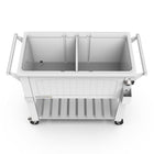 Permasteel - Glacière de patio style mobilier 80 pintes avec séparateur - blanche-La puissance de refroidissement prolongée garde les boissons fraîches jusqu’à 36 heures.