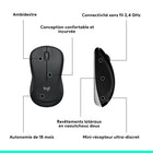 Logitech - Ensemble de clavier et souris sans fil MK540 - français-Impression des touches résistante à l’abrasion