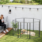 PawHut - Parc à chiens pliable robuste 8 panneaux - 39 po H-Convient aussi bien à l'intérieur qu'à l'extérieur