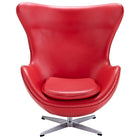 Modway - Glove Cuir Chaise longue - Rouge-Pivot à 360 degrés