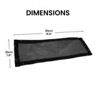 MotionGrey - Filet de gestion des câbles - Organisateur de cordons sous bureau pour bureaux assis-debout et postes de travail - Noir-7