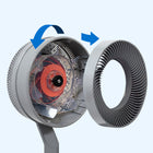 Danby - Ventilateur circulateur 9" ultra-silencieux à 9 vitesses avec télécommande - Gris-Fonctionnement silencieux - 31dB