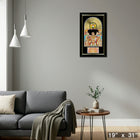 Jimi Hendrix Bold As Love Music Cover with Gold Vinyl - Impression encadree - 19" x 31"-Prêt à accrocher - livré entièrement assemblé