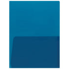 Staples - Portfolio à deux pochette - Format lettre - bleu translucide-Poids plume 0,2 mm