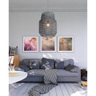 Zuo - Lampe plafonnier Daydream - Gris-Ampoule de forme A19, culot E26, max. 60 W x 1 (non incluse)