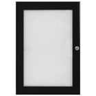 SECO - Étui de cadre d'affichage intérieur/extérieur verrouillable - 11 po l x 14 po H - Noir-Un boîtier verrouillable imperméable pour l'intérieur ou l'extérieur afin d'afficher des affiches, des images et des avis - peut être utilisé à l'intérieur et à l'extérieur