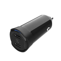 Scosche - Chargeur de voiture USB-C double-port PowerVolt PD40 - Noir-Chaque port d'alimentation USB-C charge 4 fois plus vite qu'un chargeur ordinaire de 5 W