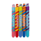 Crayola - Crayons de bain Twistables - lavable - Paquet de 5-Ces crayons vifs et faciles à utiliser permettent aux enfants de dessiner et de créer sur les parois et les carreaux de la baignoire, transformant chaque bain en une expérience artistique