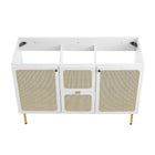 Modway - Chaucer 48" Armoire de toilette de salle de bain (lavabo non inclus) - Blanc-8