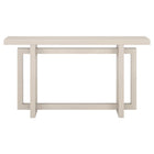 Hudson&Canal - Console Breslow 55" L - Aulne Blanc-La table est fabriquée à partir de matériaux MDF de haute qualité et durables