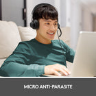 Logitech Zone 750 Casque Filaire On-Ear avec micro anti-bruit avancé-Des haut-parleurs 40mm et un audio immersif pour des basses pleines et des hautes fréquences nettes pour profitez de la musique, entendre vos appels et restez concentré, même au bureau