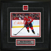 Alexander Ovechkin Pin & Plate Washington Capitals - Impression encadree - 18" x 18"-Qualité supérieure - virtual frames