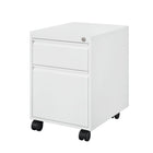 Ceha - Piètement mobile série MKGR, tiroir boîte-classeur - blanc signalisation-Système central verrouillable avec 2 clés pour un rangement sécurisé