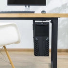 MotionGrey - Support d’unité centrale sous bureau - Support CPU ajustable avec rotation à 360° pour tours d’ordinateur - Noir-Protège et prolonge la durée de vie du PC : maintient votre tour hors du sol pour éviter l’accumulation de poussière, réduire la contamination interne et améliorer la circulation de l’air