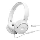 JBL - Tune 520C USB-C Casque filaire Hi-Res - Blanc-Son haute résolution (Hi-Res audio)