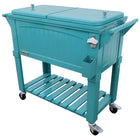 Permasteel - Glacière de patio style mobilier 80 pintes - Sarcelle-Construction en acier peint par poudrage