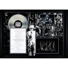 The Tragically Hip On Tour Collage with Lyric Sheet and Silver LP - Impression encadree - 37" x 28"-Qualité supérieure - funinn
