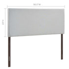 Modway - Region Tissu rembourré Tête de lit complète, Gris ciel-Un design élégant et expansif