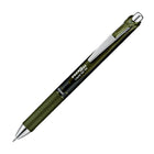 Pentel - EnerGel Couleurs Sombres Rétractable Stylo - 0.7mm - Olive-Noire-Un look sombre et sophistiqué, avec une encre de couleur foncée