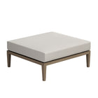 Modway - Northlake Terrasse extérieure Teck Ottoman, Caillou-6