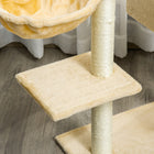PawHut - Arbre à chat pour chaton d’intérieur, centre d’activités, lit de repos, jouet 39 po-Capacité de poids maximale : 22 lb 