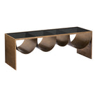 Zuo - Reed Table basse - Laiton/Noir-Couleur: Laiton/Noir