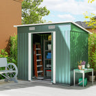 Outsunny - remise de rangement d’extérieur 7 pi x 4 pi-Espace généreux pour ranger le matériel d'extérieur et de piscine  
