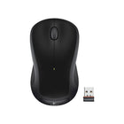 Logitech – Souris sans fil M310, noir-Souris à contour ergonomique pleine taille