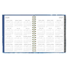 Blueline - Agenda Hebdomadaire/Mensuel - 9 1/4 po H x 7 1/4 po l - Motif Celestial - Bilingue-Dates juliennes