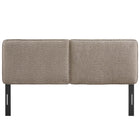 Modway - Lindee Tissu Boucle Tête de lit King, Flocons d’avoine-7 Positions de montée