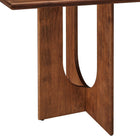 Modway - Rivian Rectangulaire 70 po Bois Table à manger, Noyer-8