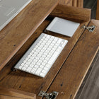 Sauder 53"W La Collection Palladia Bureau - Finition Vintage Oak-Le tiroir inférieur sur des glissières à extension complète peut contenir des fichiers suspendus de format Lettre