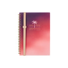 The Happy Planner - Planificateur daté Organized petit format 2026–2027 à double spirale - 7-1/2 po x 6-11/16 po - Palmiers rêveurs-La disposition Tableau de bord en petit format, avec sa conception côte à côte, vous permet de visualiser vos priorités en un coup d’œil