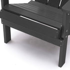 Backyard Lifestyles - Chaise Adirondack - Noir-Garantie limitée de 2 ans.