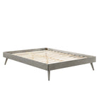 Modway - Margo Bois Cadre complet de plate-forme, Gris-Cadre complet de plate-forme