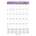 AT-A-GLANCE – Calendrier mural mensuel 2027 – 22 3/4 po H x 15 1/2 po l – bilingue-Format des pages : 22 3/4 po H x 15 1/2 po l