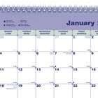 Blueline - 2027 Calendrier mural mensuel - 11 po x 8 1/2 po - bilingue-Support en carton renforcé