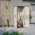 Suncast - Abri vertical - couleur Vanille-Support intégré pour étagère en bois, étagère non incluse.