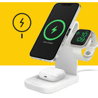 OtterBox - Station de charge sans fil de 15 W avec MagSafe - Blanc-Suspend l'iPhone en toute sécurité dans toutes les orientations lors de la charge, du streaming et de la connexion