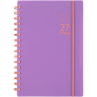 Mead – Agenda hebdomadaire/mensuel 2027 petit – 8 1/2 po x 6 po – Colour Pop violet – bilingue-15 mois : octobre 2026 à décembre 2027 + 3 pages mensuelles de janvier, février et mars 2028