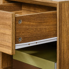 HOMCOM - Table de chevet pour chambre - noyer-Assemblage requis 