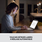 Étui clavier Logitech Combo Touch iPad Pro 11 pouces (1re, 2e, 3e, 4e générations - 2018, 2020, 2021, 2022)- Clavier rétroéclairé amovible - Sand-Clavier rétroéclairé type ordinateur portable : touches rétroéclairées, 16 niveaux de luminosité, des raccourcis iPadOS pour accéder rapidement aux commandes de volume et plus encore