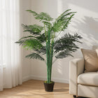 Outsunny - Palmier tropical artificiel 5 pi avec feuilles réalistes - vert-Cette plante comprend 31 feuilles qui apportent une sensation naturelle à votre pièce 